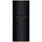 Frigidaire 10.1 Cu. Ft. Top Freezer Apartment Size Refrigerator in Black, , large
