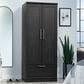 Sauder HomePlus Wardrobe Storage Cabinet in Raven Oak, , large
