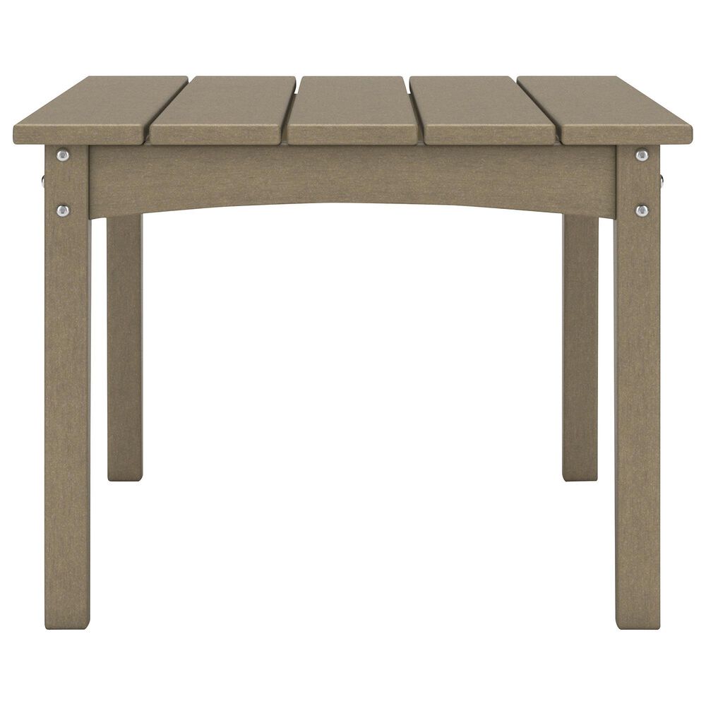 Ashley Hyland Wave Patio Rectangular Coffee Table in Driftwood, , large