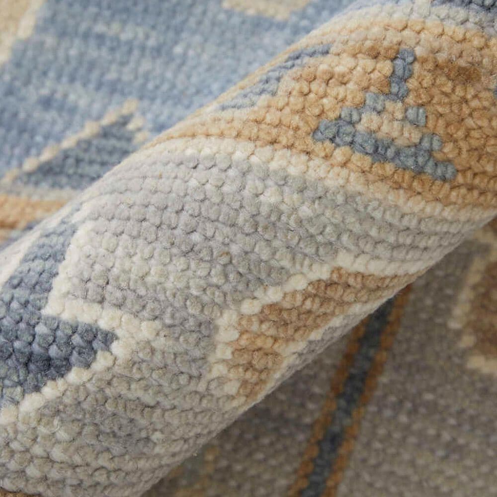 Feizy Karina 2&#39; x 3&#39; Ivory, Blue and Tan Area Rug, , large