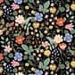 Rifle Paper Co Crafted by Cloth and Company Oxford Office Chair in Strawberry Fields Black, , large