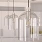 Hunter Lochmeade 1-Light Large Pendant in Brushed Nickel, , large