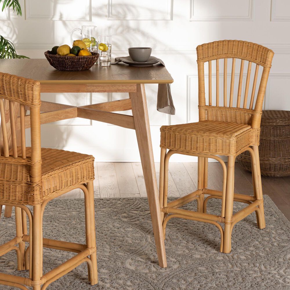 Baxton Studio Barito Counter Stool in Natural, , large