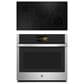 GE Profile 2-Piece Kitchen Package with Stainless Steel 30" Smart Built-In Convection Single Wall Oven and Black 36" Induction Cooktop, , large