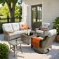 HOMLUX 5-Piece Outdoor Furniture Set in Gray, , large