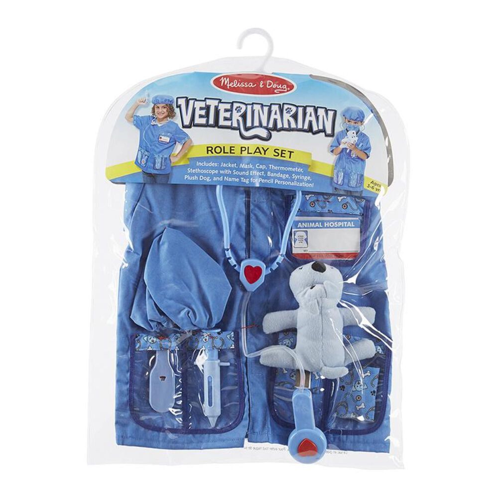 Melissa &amp; Doug Veterinarian Role Play Costume Set, , large