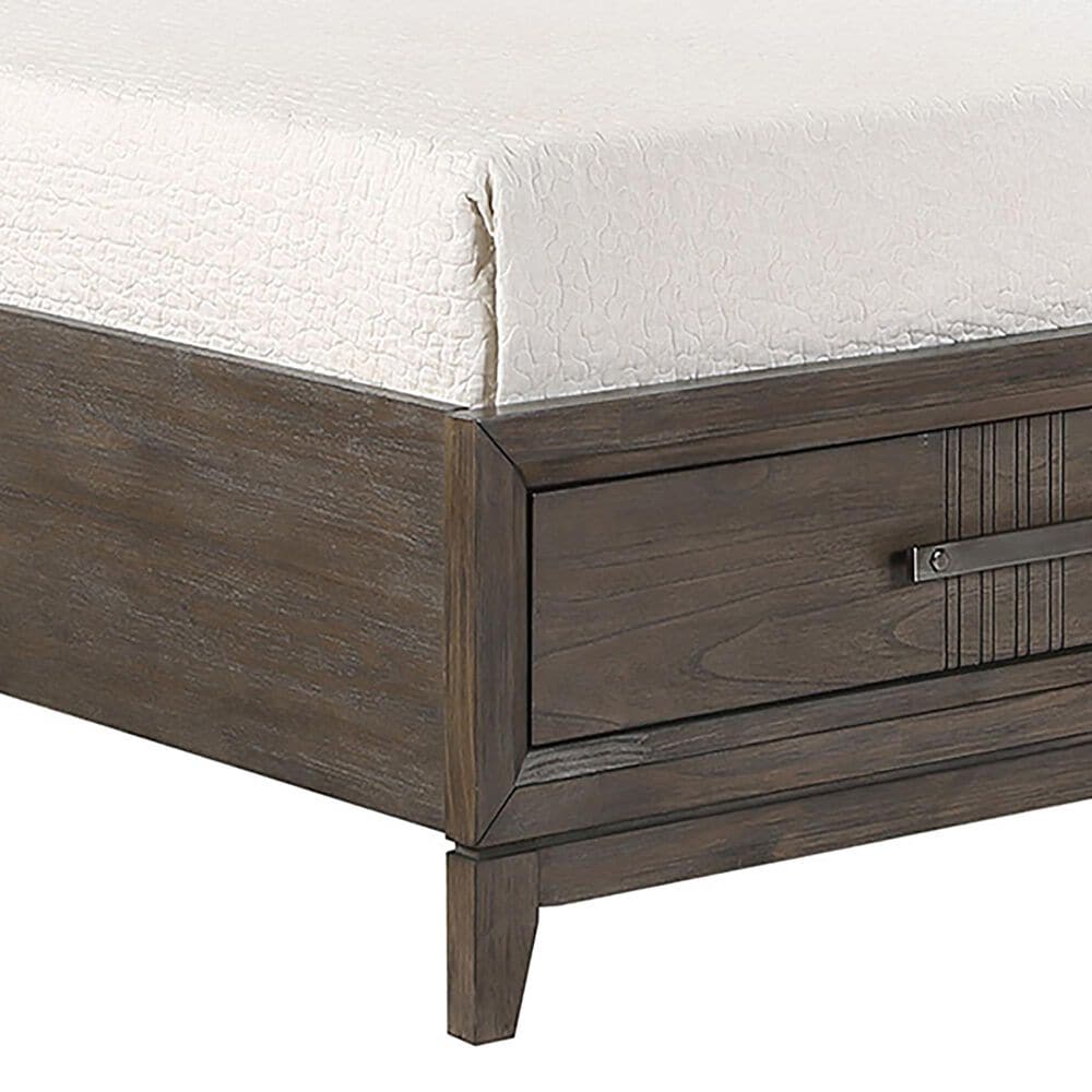 New Heritage Design Landon Queen Storage Bed in Walnut, , large