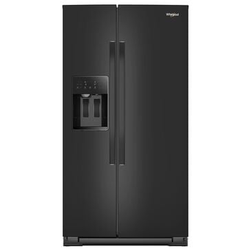 Whirlpool 28.7 Cu. Ft. Freestanding Side by Side Refrigerator in Black, , large