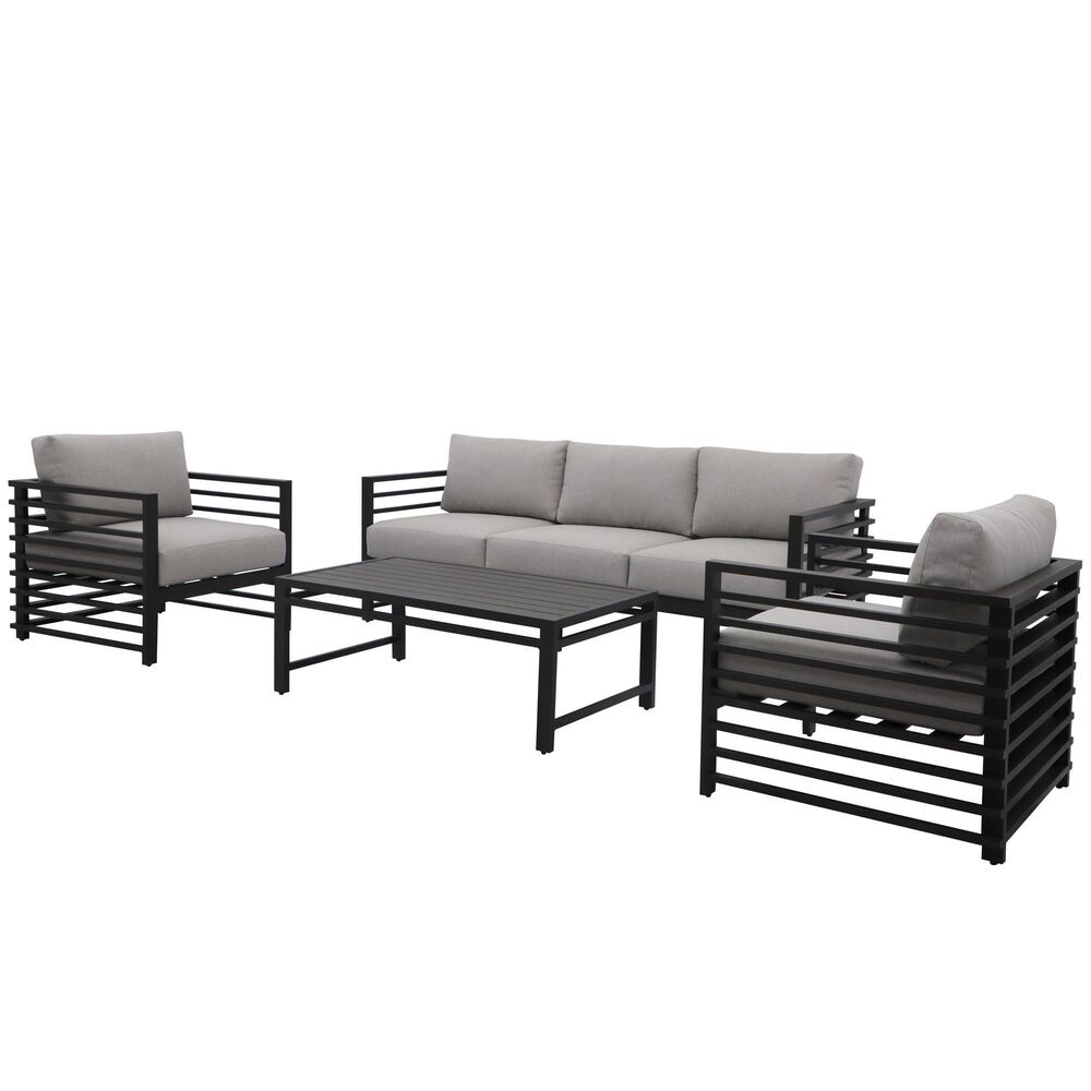 World Source 4-Piece Conversation Set in Multicolor, , large