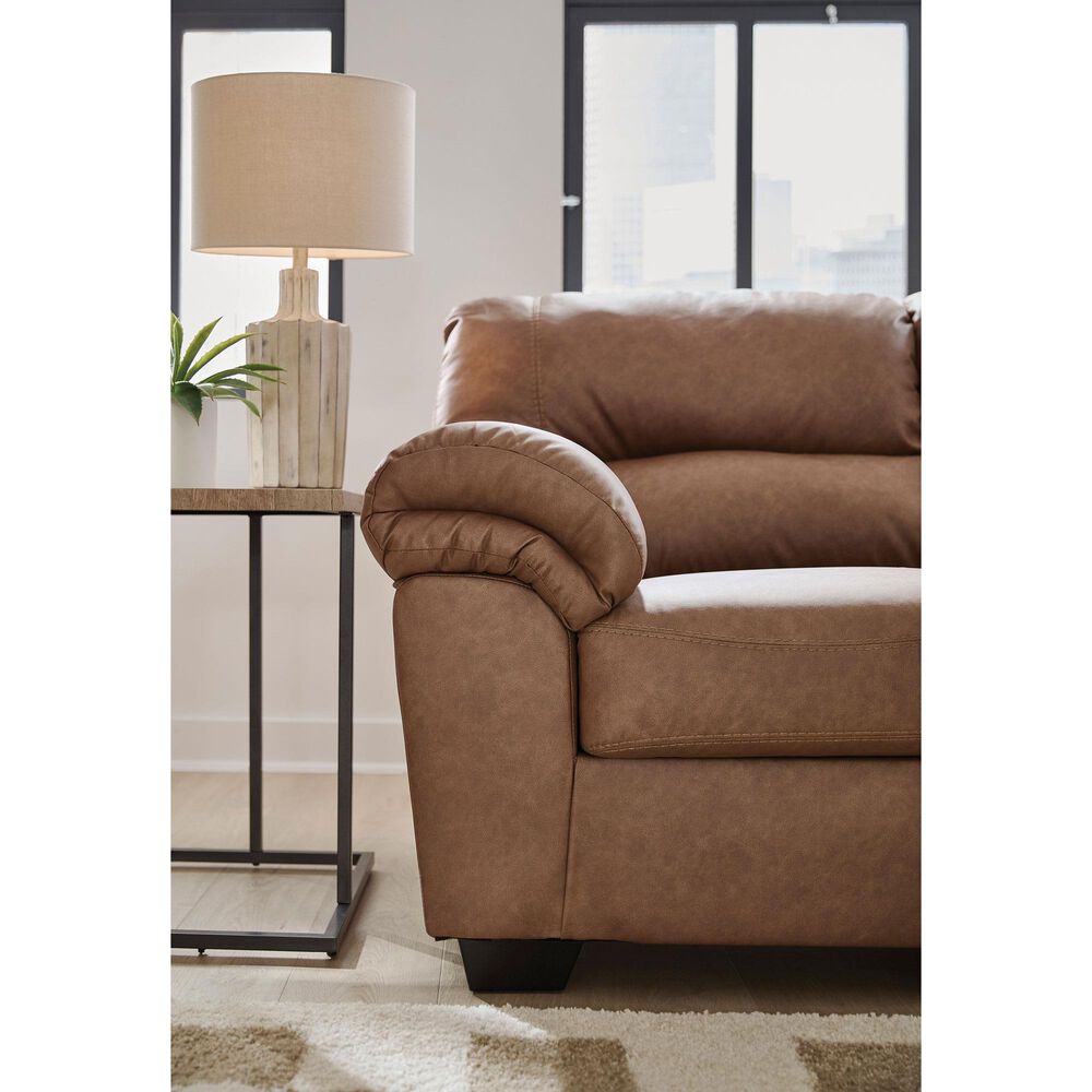 Ashley WillowBend 2-Piece Symmetrical Sectional with RAF Sofa in Caramel, , large