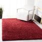 Safavieh August Shag 4" x 6" Red Area Rug, , large