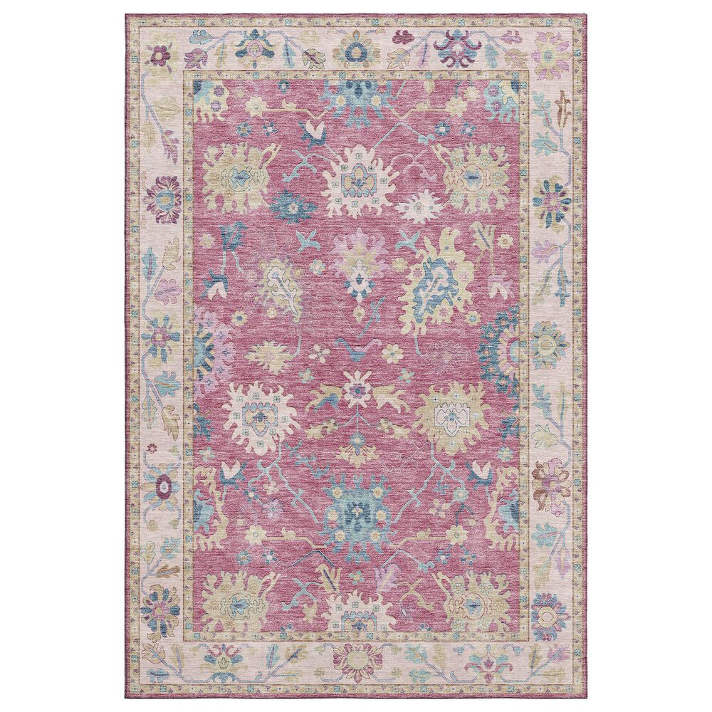 Dalyn Rug Company Hatay HY7 8"x10" Pink Area Rug, , large