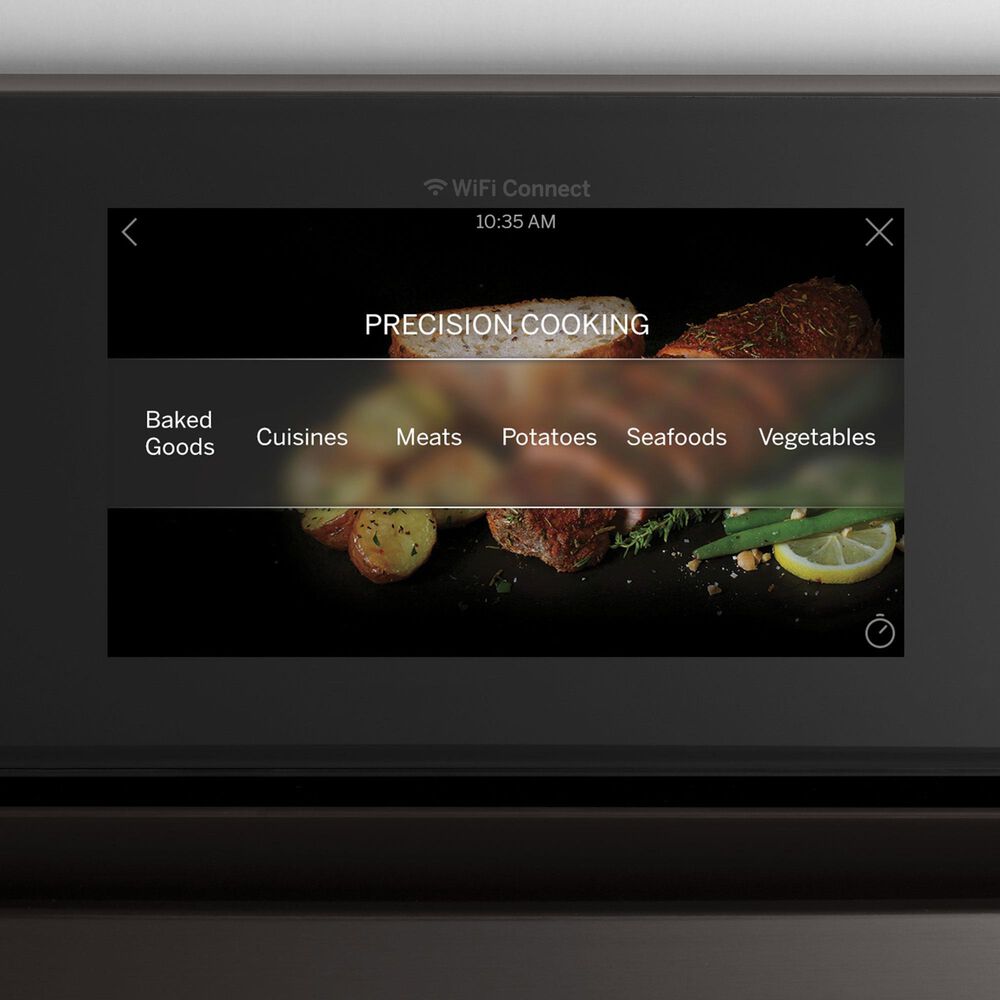GE Profile 2-Piece Kitchen Package with Stainless Steel 30" Smart Built-In Double Wall Oven and Black 30" Energy Star Induction Cooktop, , large