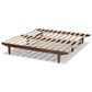 Baxton Studio Hiro Expendable Twin to King Bed Frame in Walnut Brown, , large