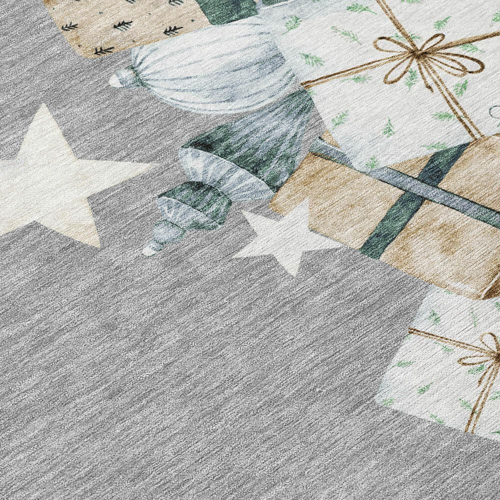 Dalyn Rug Company Wonderland WN33 2&#39;3&quot; x 7&#39;6&quot; Gray Indoor/Outdoor Runner, , large