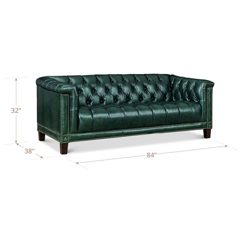 Hydeline Picadilly Stationary Sofa in Emerald Green, , large