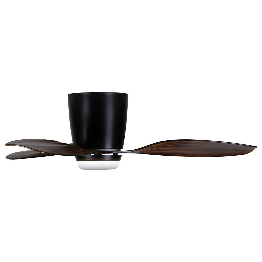 Minka-Aire Ventiara 36" LED Flush Mount Indoor/Outdoor Ceiling Fan in Coal, , large