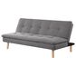 Coaster Scout Stationary Convertible Sofa Bed in Grey, , large