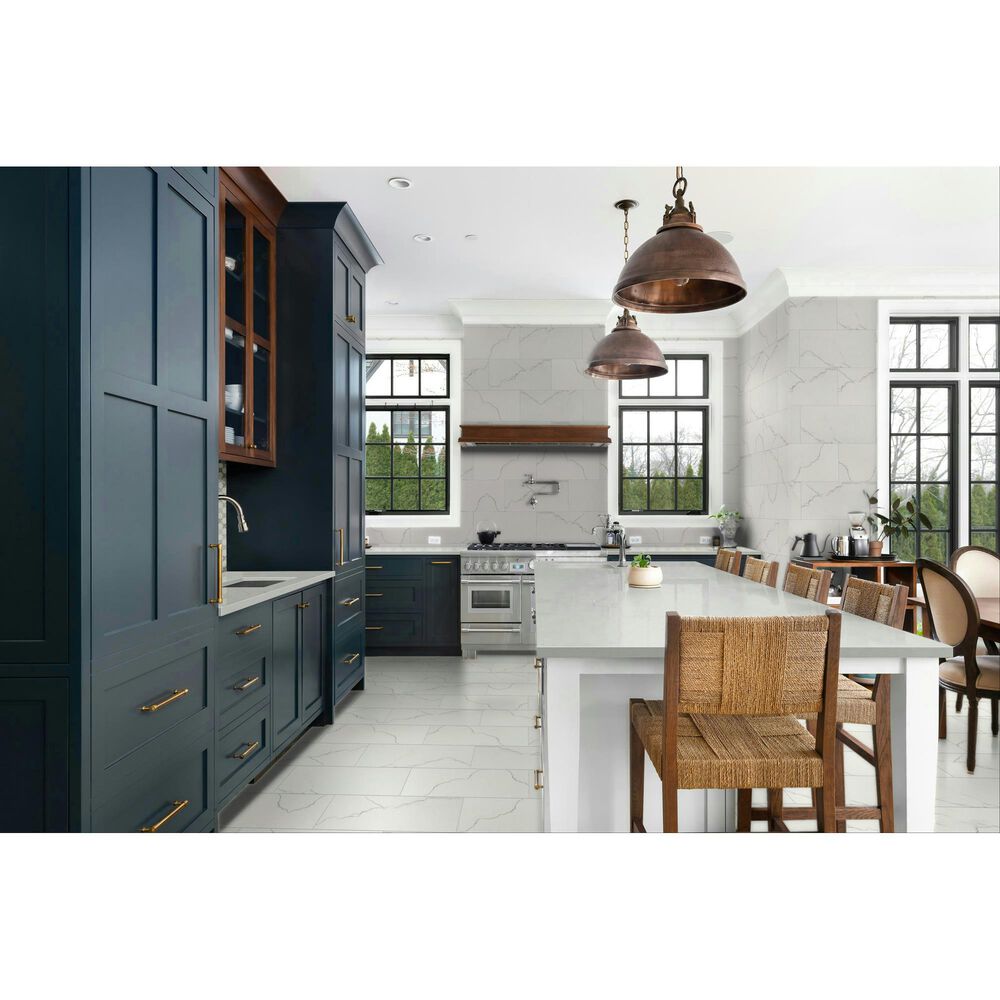 MS International Brighton Grey 12" x 24" Matte Porcelain Tile, , large