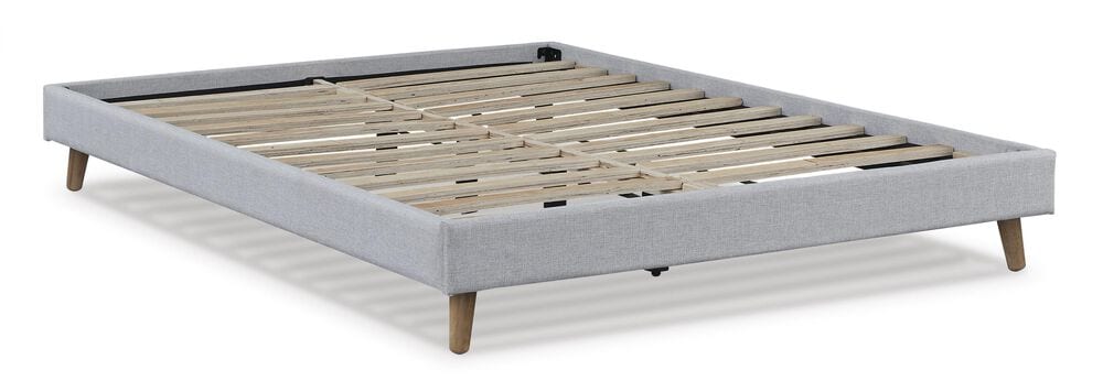 Ashley Tannally Full Upholstered Platform Bed in Beige, , large
