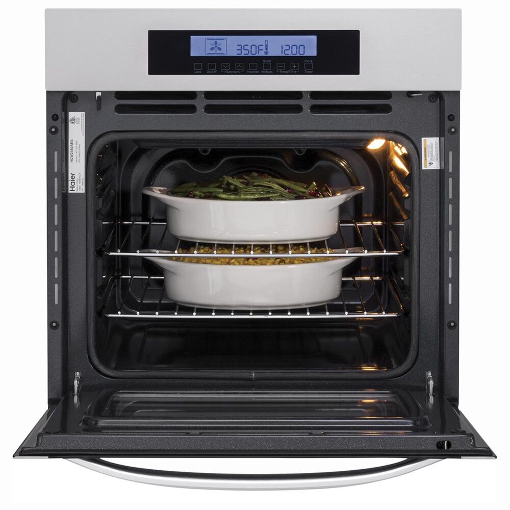 Haier 24&quot; Single Wall Oven with Convection in Stainless Steel, , large