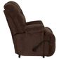 Moore Furniture Everest Oversized Manual Rocker Recliner in Nucleus Fudge, , large