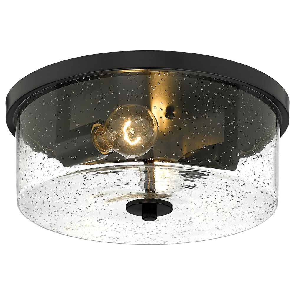 Golden Lighting Rayne Flush Mount in Matte Black, , large