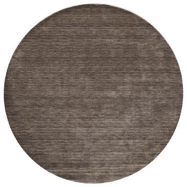 Feizy Luna 10" Round Charcoal Area Rug, , large