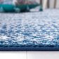 Safavieh Tulum Transitional 9" x 12" Navy and Ivory Area Rug, , large