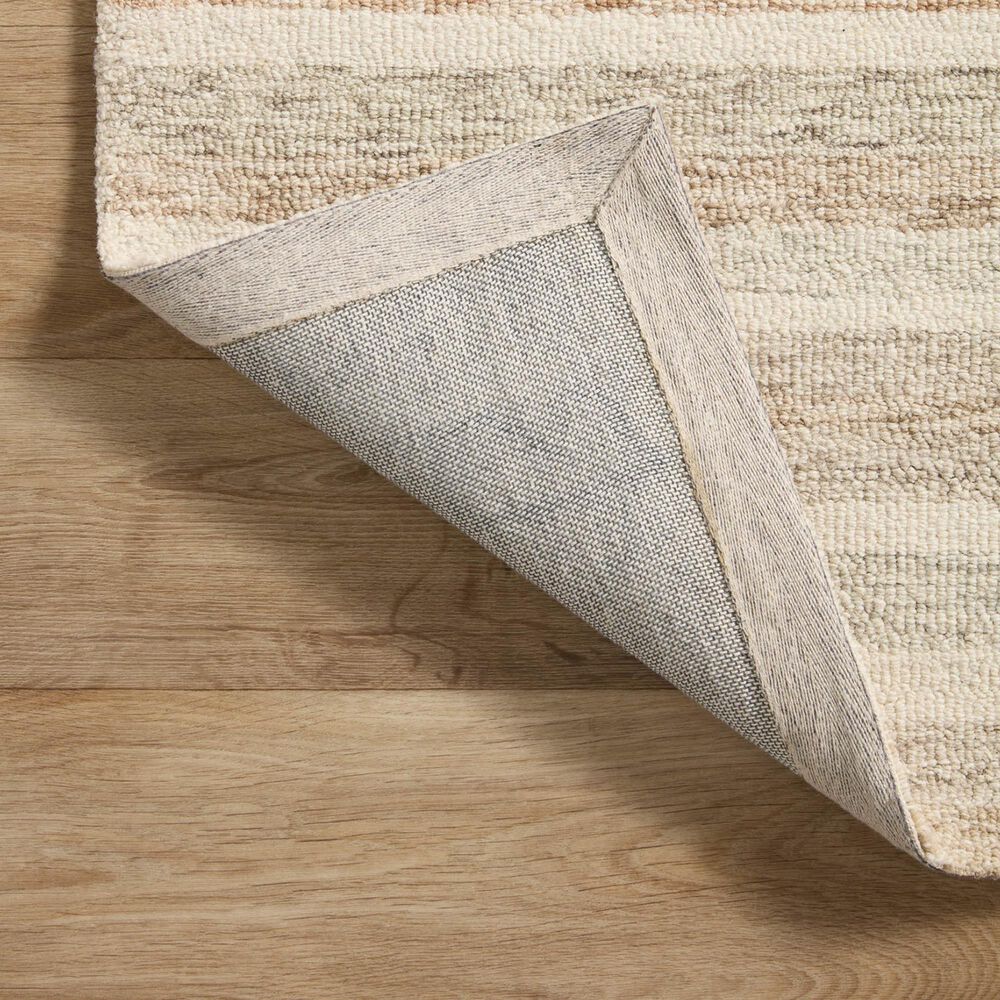 Chris Loves Julia x Loloi Chris 2&#39; x 5&#39; Ivory and Clay Area Rug, , large