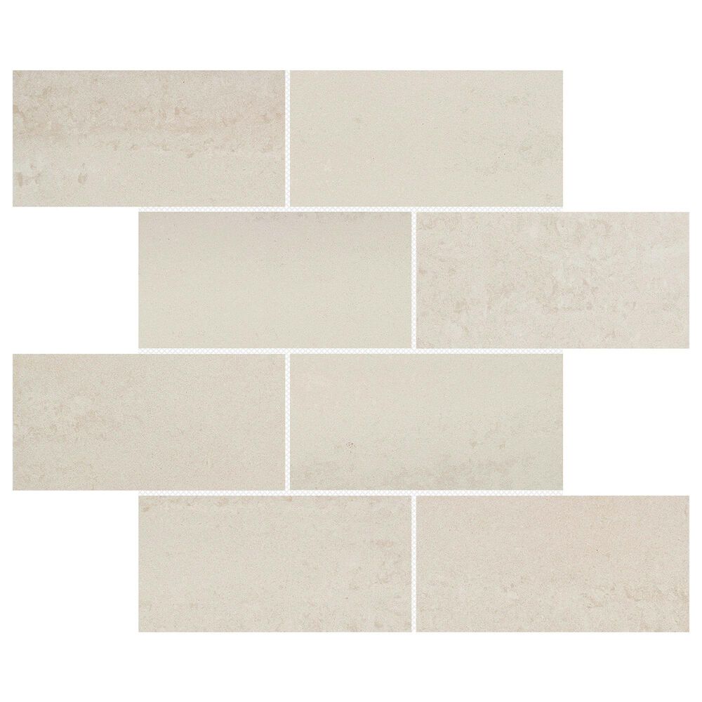 Emser Prodigy Cruz 3" x 6" Rectangle on 12" x 12" Porcelain Mosaic Sheet, , large