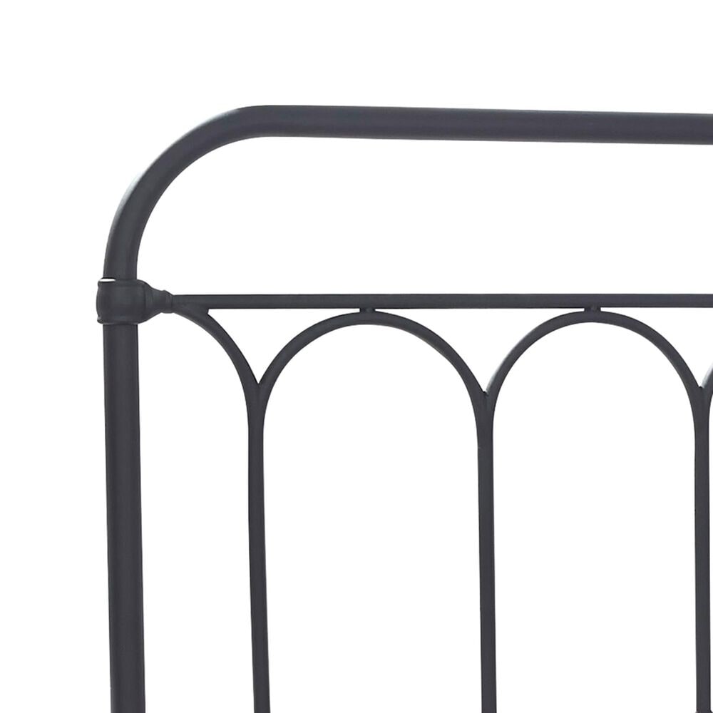 Ashley Nashburg Queen Slat Metal Bed in Black, , large
