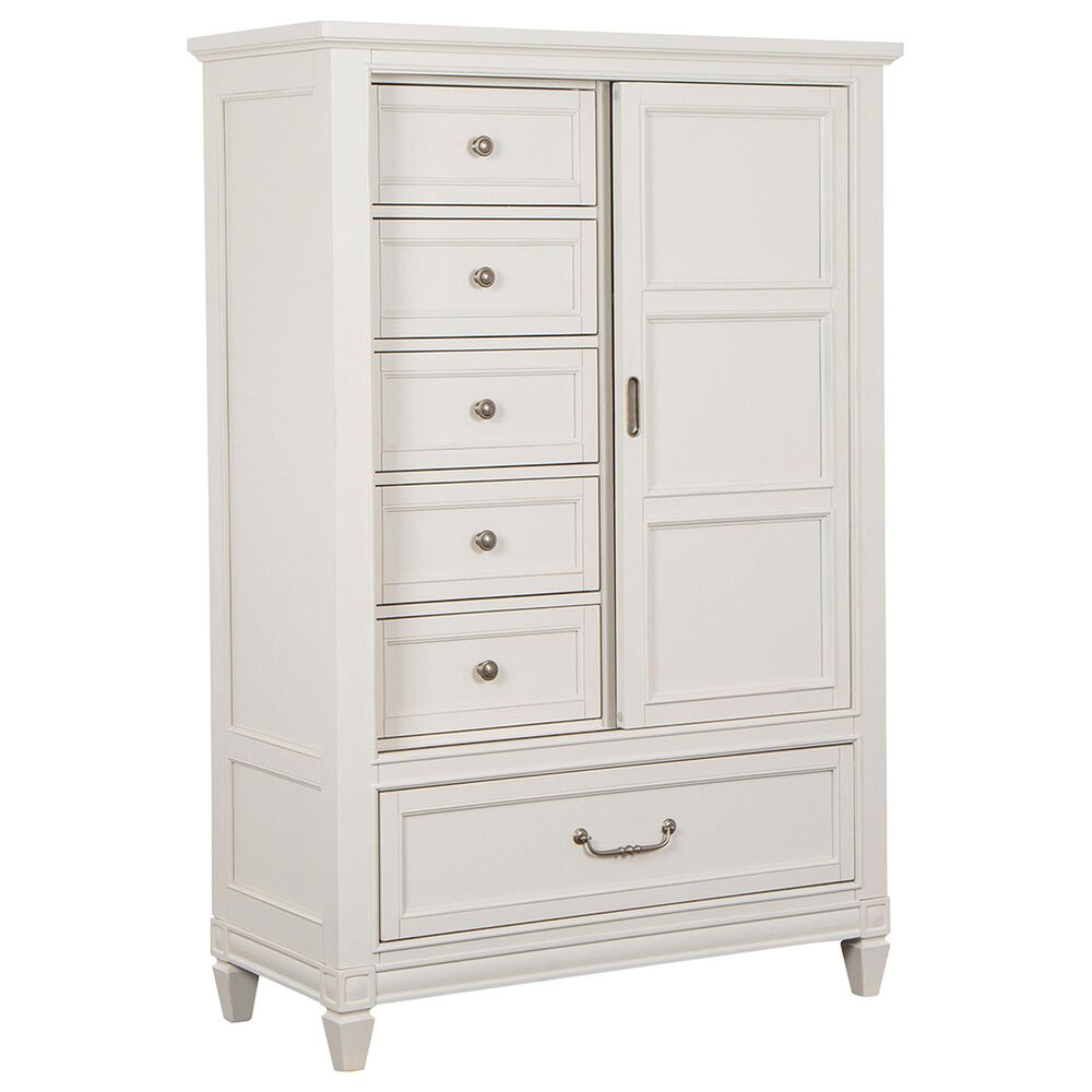 Nicolette Home Willowbrook 5-Piece Queen Panel Bedroom Set in Egg Shell White, , large