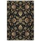 Oriental Weavers Kashan 9946K 9"10" x 12"10" Black Area Rug, , large