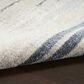 Nourison Astra Machine Washable ASW04 7"10" x 10" Ivory and Blue Area Rug, , large