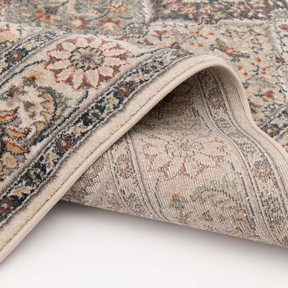 Central Oriental Montville Laylinia 5&#39; x 7&#39;3&quot; Alabaster and Multicolor Area Rug, , large