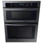 Samsung 30" Microwave Combination Wall Oven in Black Stainless Steel, , large