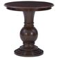 Linon Home Decor Amelia Round Accent End Table in Espresso, , large