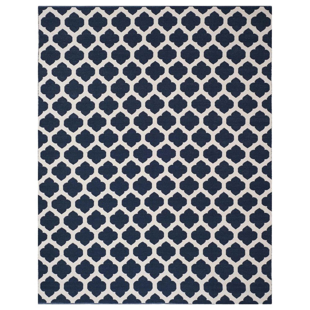 Safavieh Montauk 8' x 10' Navy and Ivory Area Rug, , large