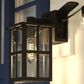 Vaxcel Maywood 11.5" 1-Light Outdoor Wall Sconce in Matte Black, , large