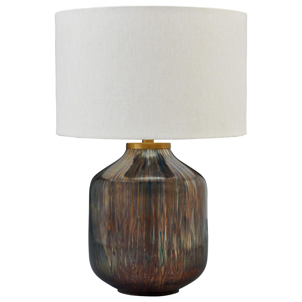 Ashley Jadstow Table Lamp in Black and Silver, , large