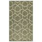 Nourison Horizon HOZ01 Green 3" x 5" Indoor/Outdoor Area Rug, , large