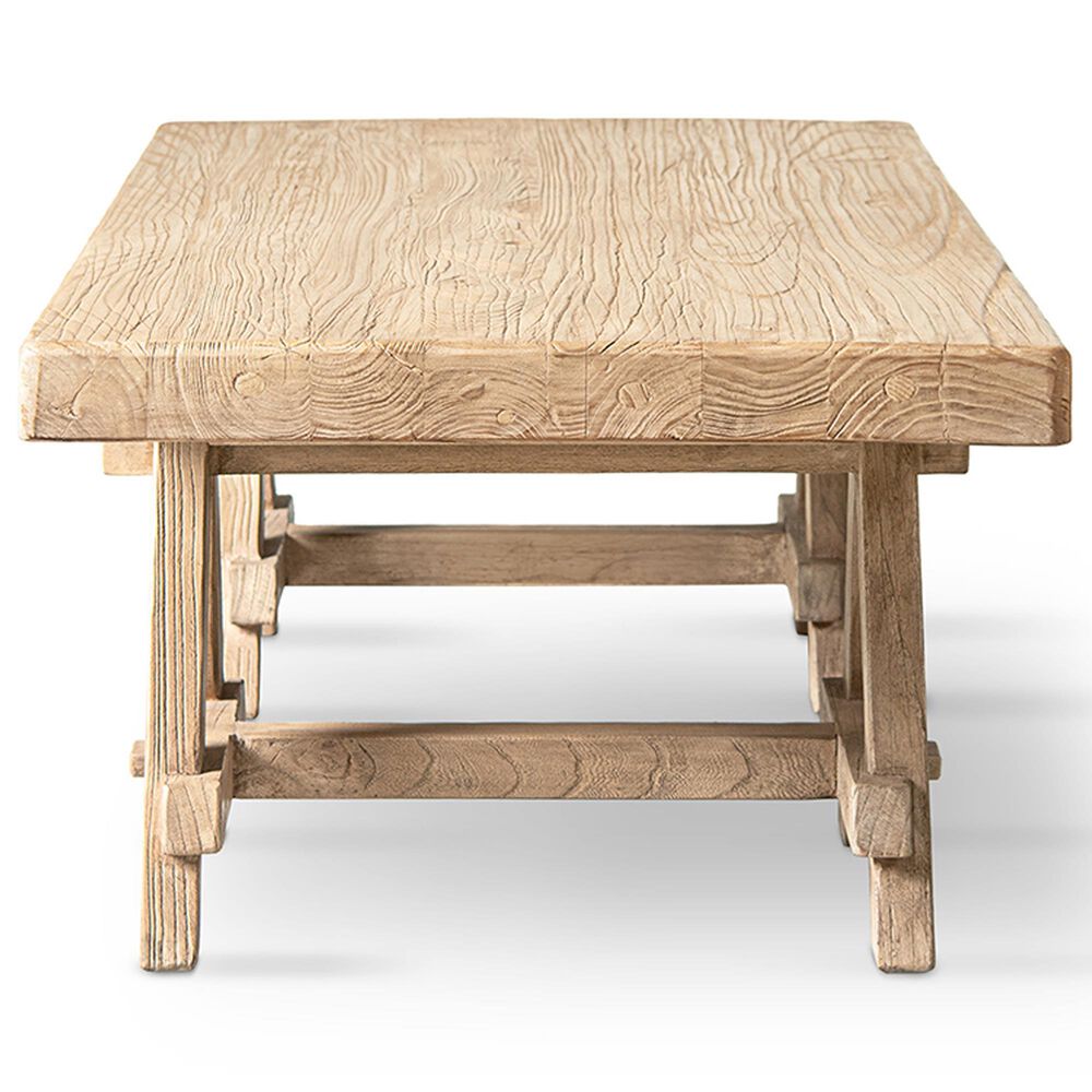 Jennifer Taylor Home Hawthorne 48" Coffee Table in Heritage Light Natural Brown, , large