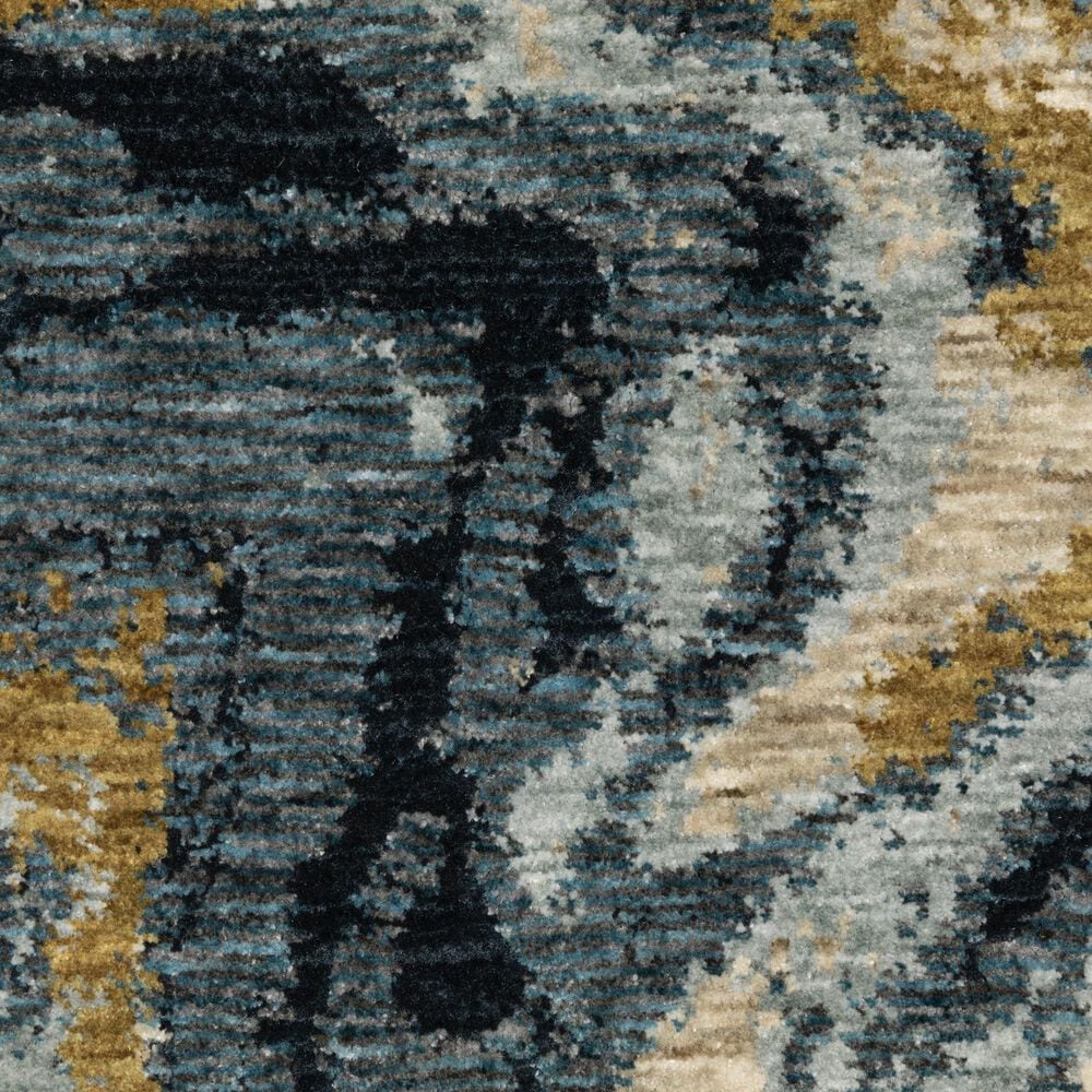 Oriental Weavers Capella Abstract Blue 6&#39;7&quot; x 9&#39;6&quot; Area Rug, , large