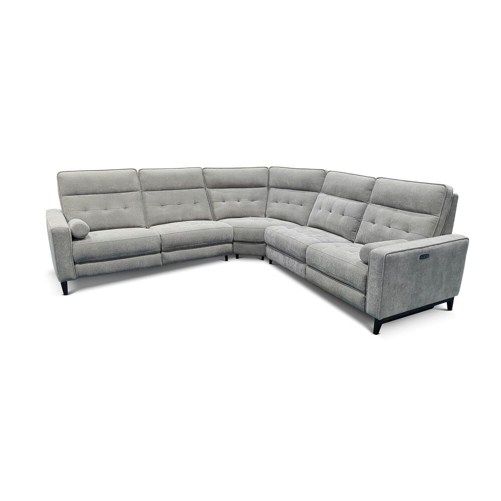 Other 5Piece Power Reclining LShaped Sectional with Power Headrest in