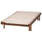 Baxton Studio Bolivia Expandable Twin to King Bed Frame in Walnut Brown, , large