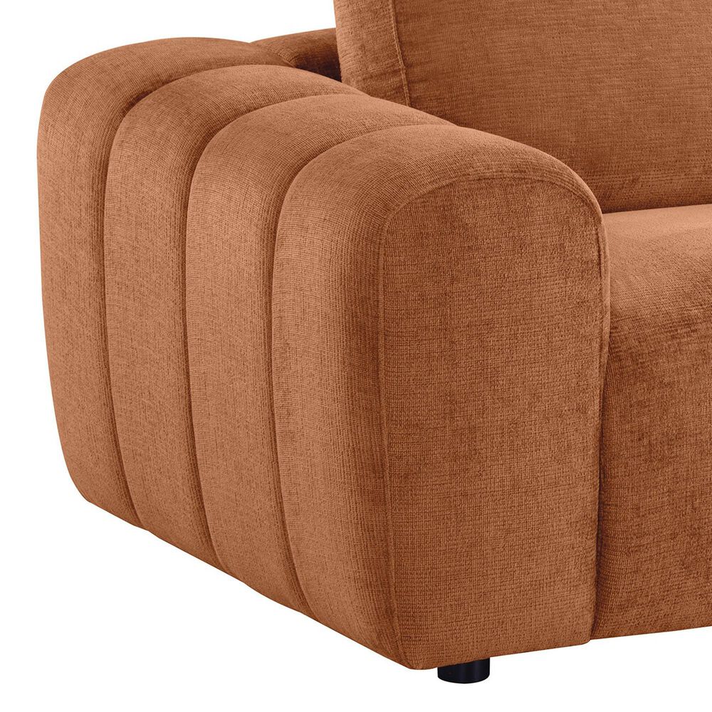 Coaster Burnett Accent Arm Chair in Burnt Orange, , large