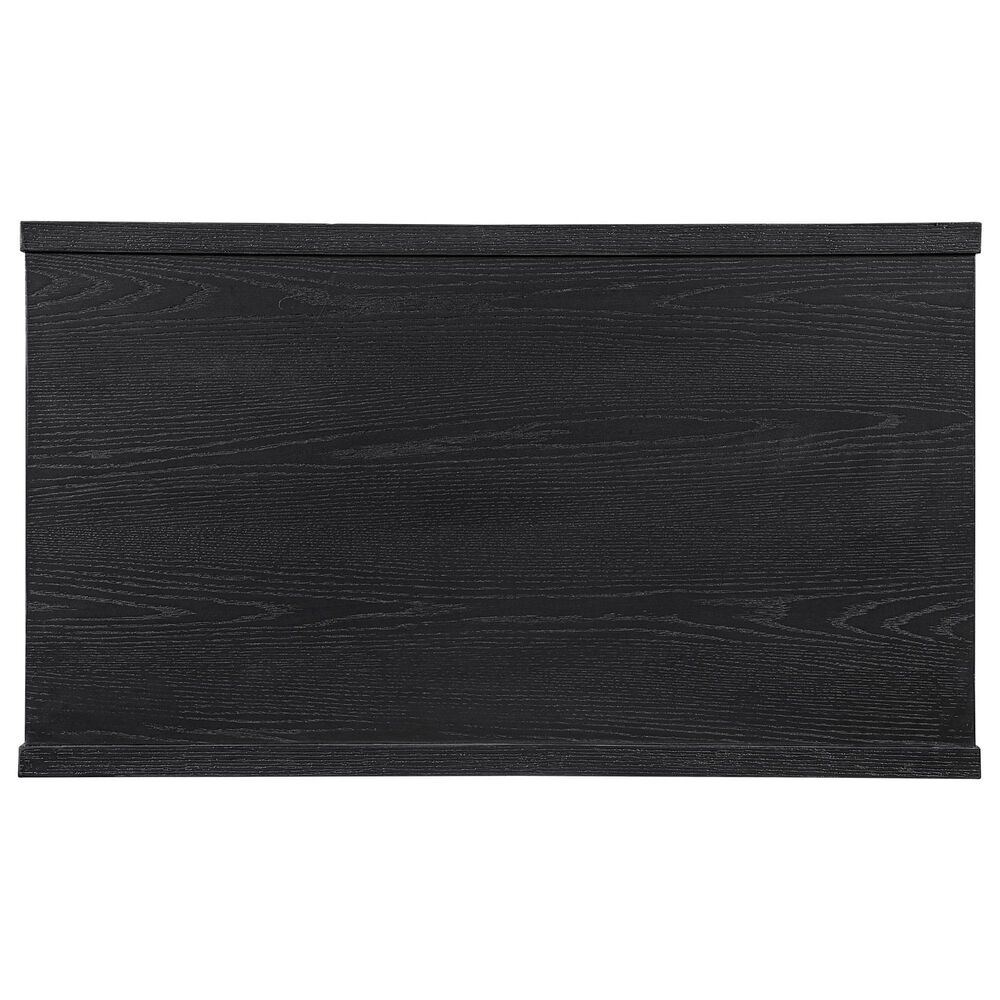 Crystal City Fitzgerald 48" Cathedral Coffee Table in Rich Black, , large