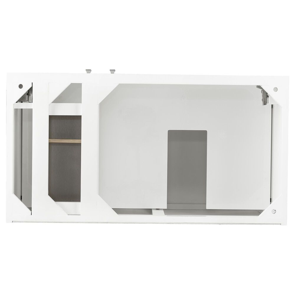 James Martin Vanities Linear 36&quot; Single Vanity Cabinet in Glossy White, , large
