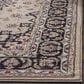 Safavieh Lyndhurst 2"3" x 8" Cream and Anthracite Runner, , large